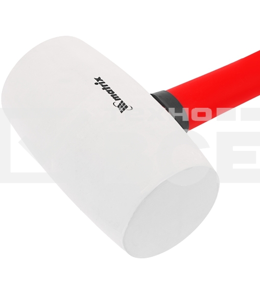 Киянка резиновая Matrix 11198 910 г, белая резина, фибергласовая рукоятка