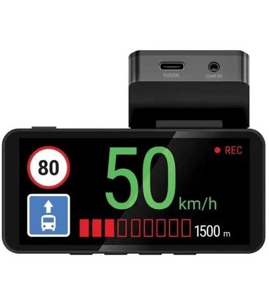 Видеорегистратор Navitel R87 GPS, 2592x1944, 3.7', GPS, Wi-Fi, G-сенсор, GPS-информатор