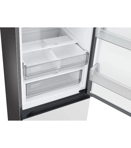 Холодильник Samsung RB38C7B6D12/EF белый двухкамерный 276/114л морозилка снизу, No Frost