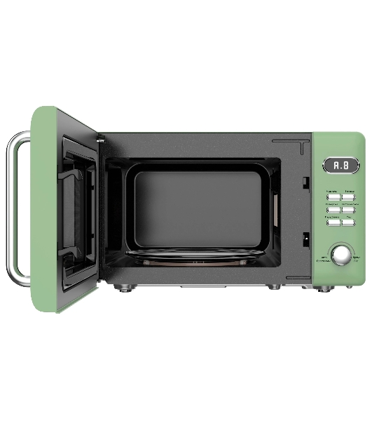 Микроволновая печь TESLER ME-2035 зеленый, 20 л, 700 Вт, переключатели - кнопки, поворотный механизм