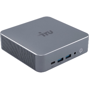 Неттоп IRU Tactio 515 i5 12450H (2) 16Gb SSD512Gb Iris Xe Windows 11 Pro 64 2xGbitEth WiFi BT 100W серый (RUS) (2195518)