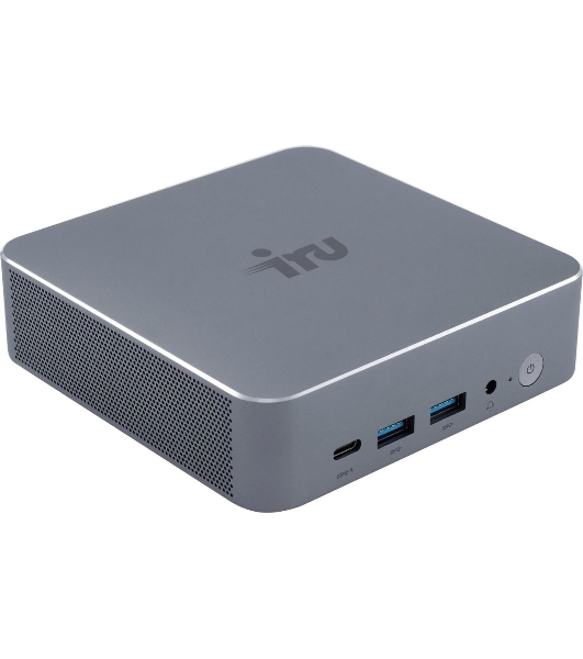 Неттоп IRU Tactio 515 i5 12450H (2) 16Gb SSD512Gb Iris Xe Windows 11 Pro 64 2xGbitEth WiFi BT 100W серый (RUS) (2195518)