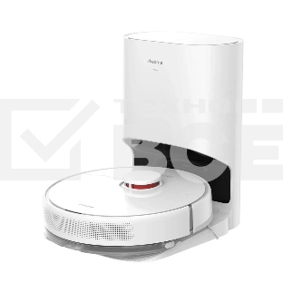 Робот-пылесос Dreame RLS3D Vacuum and Mop D10 Plus белый, 46 Вт, 5200 мАч Li-Ion, уборка сухая/влажная, пылесборник контейнер 0.4 л