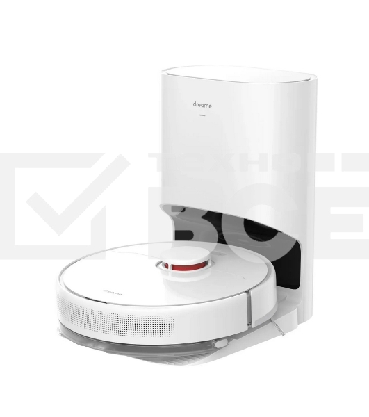 Робот-пылесос Dreame RLS3D Vacuum and Mop D10 Plus белый, 46 Вт, 5200 мАч Li-Ion, уборка сухая/влажная, пылесборник контейнер 0.4 л