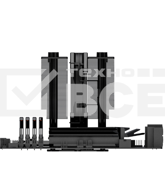 Кулер ID-COOLING SE-207-XT SLIM черный 120мм алюминий+медь 1800rpm 35db 4-pin 220W 135мм