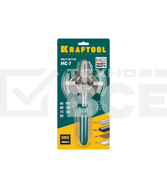 Ножницы угловые для пластмассовых и резиновых профилей KRAFTOOL MC-7