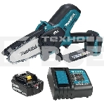 Электрическая цепная пила Makita DUC101SF 320Вт дл.шины:4'(10cm) 1аккум. 3Ач ЗУ, фото 1