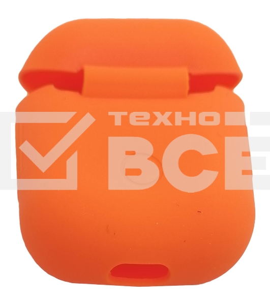 Силиконовый кейс для TWS наушников AirPods, оранжевый (SBECASE-001S-OR)