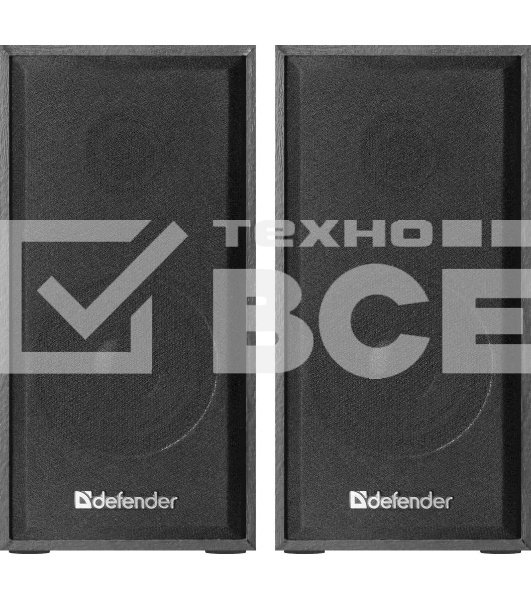 Колонки Defender SPK-240 2.0 black (2x3 Вт, USB пит, раз. д. науш.)