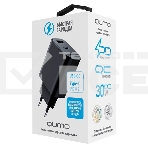СЗУ Qumo Energy GaN PD 30W (Charger 0073), три порта: 2х Type-C PD + USB-A QC3.0,черный, фото3
