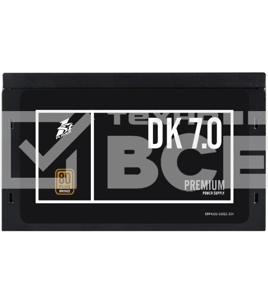 Блок питания 1STPLAYER DK PREMIUM PS-700AX, 700Вт, 80 PLUS Bronze, 120мм, черный