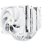 Кулер для процессора Thermalright Royal Pretor 130 белый (4-pin PWM, 158mm, Ni/Cu, 6x6mm, 1x120+1x130mm, 80.45CFM/81.88CFM, 29.4dBA/28.3dBA, 2150PM/1750RPM, S: 1200, 1700, 1851, 2011, 2066, 115X, AM4, AM5, white), фото 1