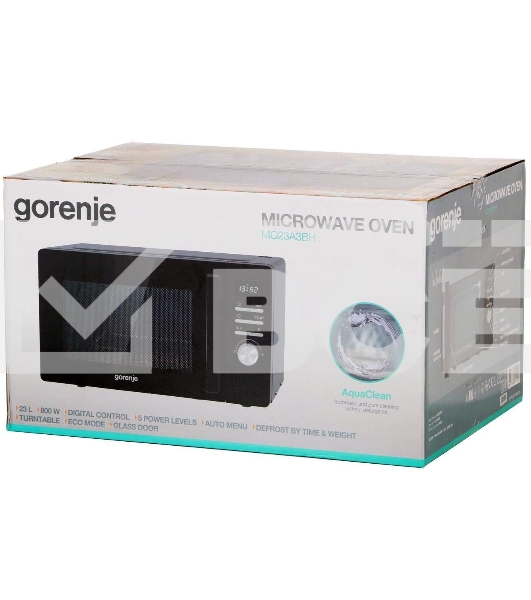 Микроволновая печь Gorenje MO23A3BH черный, 23 л, 800 Вт, переключатели - поворотный механизм/кнопки