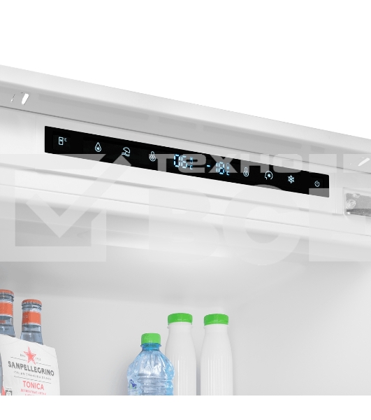 Встраиваемый холодильник Maunfeld MBF193SLFWGR Inverter белый двухкамерный 229/76 л морозилка снизу