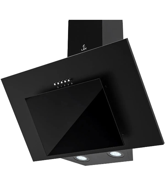 Вытяжка каминная Lex MIRA 500 BLACK черный, управление кнопочное (1 мотор)