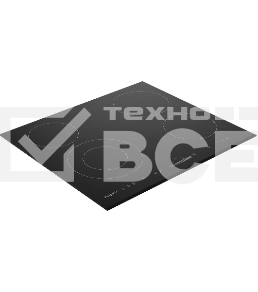 Электрическая варочная панель Hotpoint HR 6T2 B S, независимая, черный
