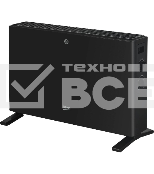 Конвектор Beko Winter Range RHC 5218 B черный, 1800 Вт, 20 м2, термостат