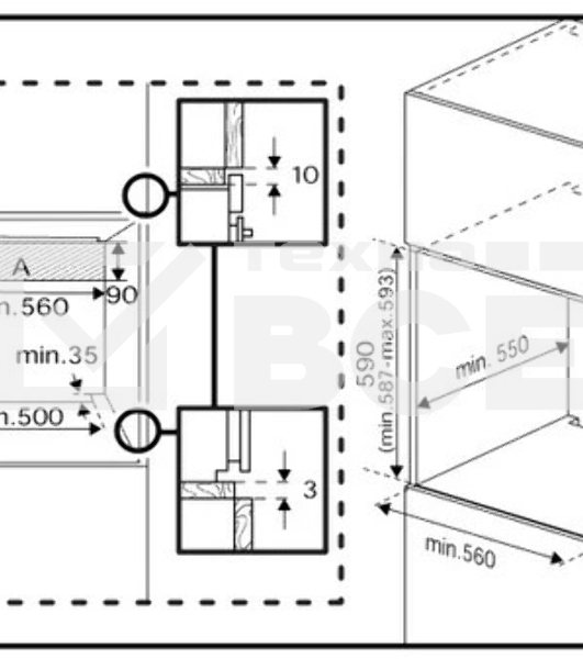 Электрический духовой шкаф Beko BBIM13301B, черный