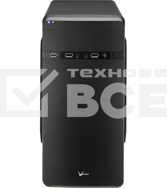 Компьютерный корпус Aerocool/Formula Qs-180 черный без БП mATX 1x80мм 2xUSB 2.0 1xUSB 3.0 audio