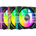 Вентилятор для корпуса Fan Ocypus Gaммa F12 UNI BK ARGb 3 IN 1 PWM черный, фото 1