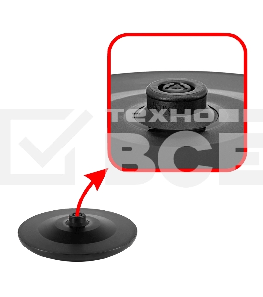 Чайник электрический Maunfeld MFK-647BK черный с хромированными элементами