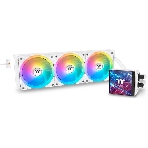 Система жидкостного охлаждения Thermaltake MAGFloe 420 Ultra Snow ARGB Soc-AM5/AM4/1200/1700/1851 белый 4-pin 34.5dB Al+Cu LCD Ret (CL-W452-PL14SW-A), фото 1