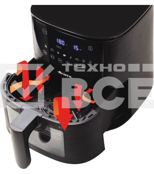 Аэрофритюрница Ariete 4633 Glass DGT Bk