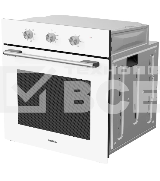 Духовой шкаф электрический Hyundai HEO 6635 WG белый
