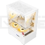 Компьютерный корпус Bloody CC-125 белый без БП mATX 5x120мм 2xUSB2.0 1xUSB3.0 audio bott PSU, фото4