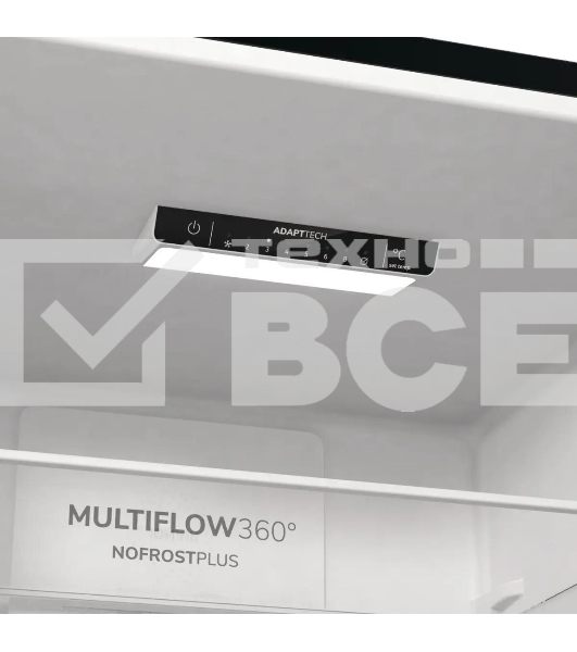 Холодильник Gorenje NRK6202EBXL4 черный матовый двухкамерный 235/96л морозилка снизу, No Frost