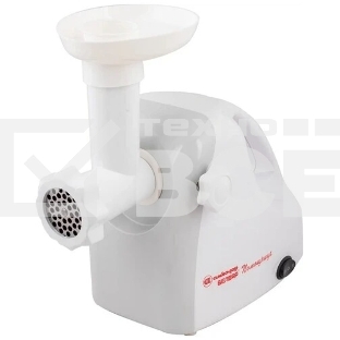 Мясорубка электрическая Белвар КЭМ-П2У-305-03 белый, 1800 Вт, 0.4 кг/мин, реверс, защита от перегрузки, насадки - 5