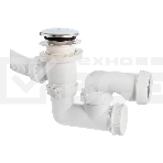 Слив-перелив для ванны WIRQUIN Quick-Clak с перископом L700мм хром, фото2