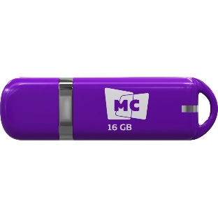 Флешка USB MORE CHOICE МФБ16 Purple (4620202558848), 16GB, USB 3.0, R/W 25/15, фиолетовый