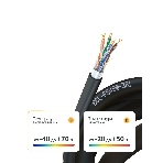 Кабель витая пара Bion BCL-F5480-381 F/UTP, кат.5e, 4x2x0,48 мм AWG 24, медь, одножильный, PE, для внешней прокладки, 305м, черный, фото3