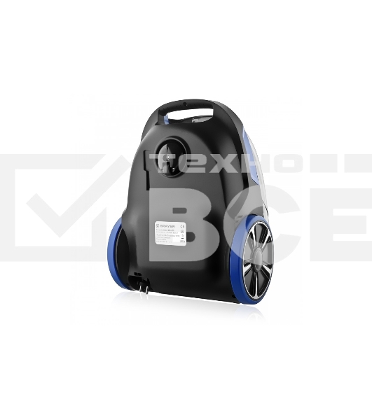 Пылесос BRAYER BR4220 серый/синий, 450/2200 Вт, уборка сухая, пылесборник мешок 5 л