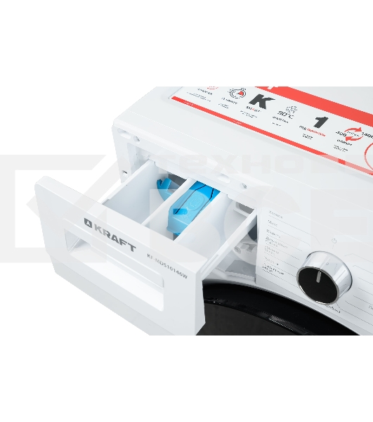 Стиральная машина Kraft KF-MDS10146W белый, загрузка фронтальная 10 кг, 1400 об/мин., класс: А+++