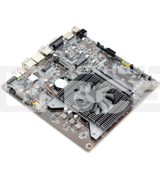 Материнская плата AFOX AFMIN5095-1L-V2, Intel N5095, SoC, 2xDDR4L, 1xSATA, 1xM.2, 1xHDMI, 1xVGA, 1x 1Gb LAN, 2xUSB-A 2.0, 2xUSB-A 3.2 Gen 1, 2x3.5 мм, 5.1, Thin Mini-ITX