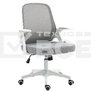 Кресло компьютерное Cactus CS-WMC212-GY белый/серый, сетка/ткань