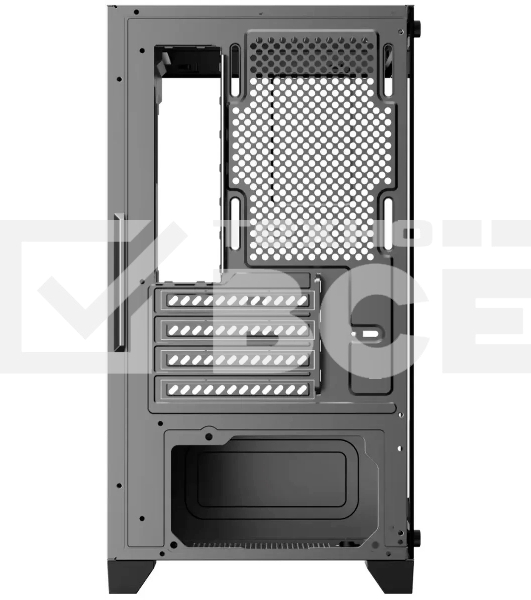 Компьютерный корпус Bloody BD-CC103 черный без БП mATX 7x120мм 1xUSB 2.0 1xUSB 3.0 audio bott PSU