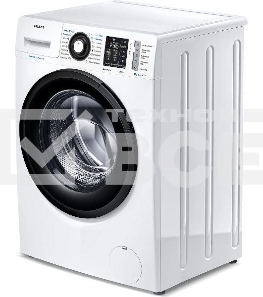 Стиральная машина Atlant СМА-80С1213-02 белый, цвет люка черный, загрузка фронтальная 8 кг, 1200 об/мин., класс: А+++