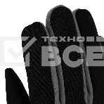 Перчатки универсальные Denzel 68094 двойные, работа с сенсорным экраном, вязаная манжета, размер 10, фото12