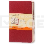 Блокнот Moleskine CAHIER JOURNAL CH121 XLarge 190х250мм, обложка картон, 120 страниц, линейка, клюквенный (3шт), фото 1