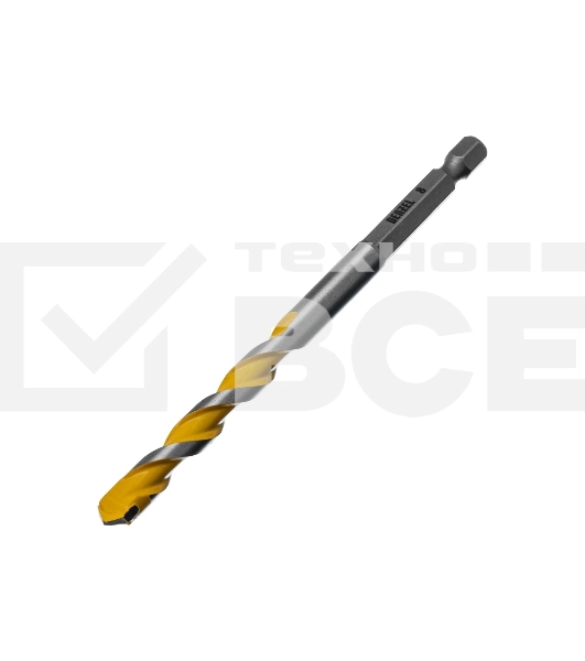 Сверло универсальное Denzel Multi cut, 8 мм