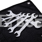 Набор двусторонних гаечных ключей 12 шт Deli DL160012A Спецификация: 6x7мм, 8x9мм, 10x11мм, 12x13мм, 14x15мм, 16x17мм, 18x19мм, 20x22мм, 21x23мм, 24x27мм, 25x28мм, 30x32мм. Матовая хромированная поверхность. Тканевая упаковка., фото5