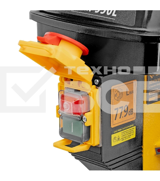 Станок сверлильный Denzel DDM-550L, 550 Вт, 16 мм, 12 ск., лазер, настольный