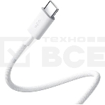 Кабель Xiaomi 3A Braided USB-C to USB-C Cable 1m белый, фото3