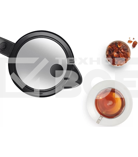 Чайник электрический Bosch TWK70B03 1.7 л, 2400 Вт, черный (корпус: стекло)