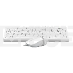Комплект клавиатура+мышь A4Tech FStyler F1010 проводной, USB, 1600 DPI, белый/серый, фото10