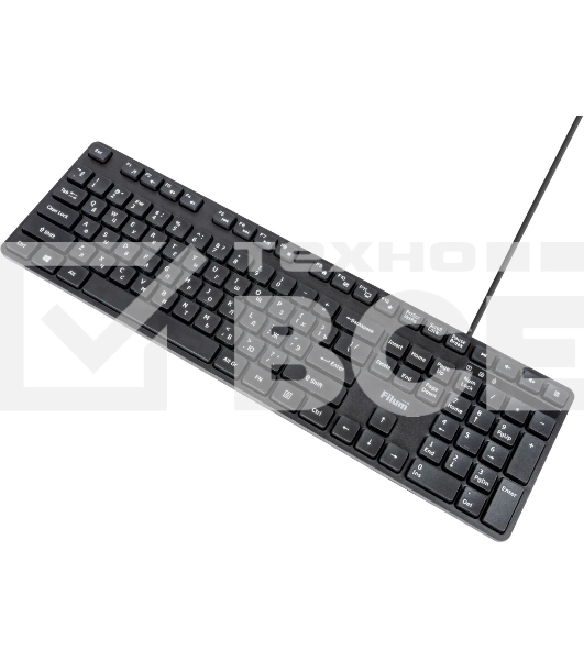 Клавиатура Filum FL-KB15 проводная, USB Type-A, чёрный