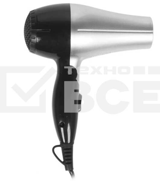 Фен Centek CT-2258 серебристый/черный, 850 Вт, компактный